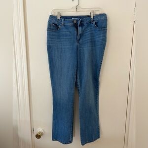 Lee Women's Classic Straight Leg Blue Jeans